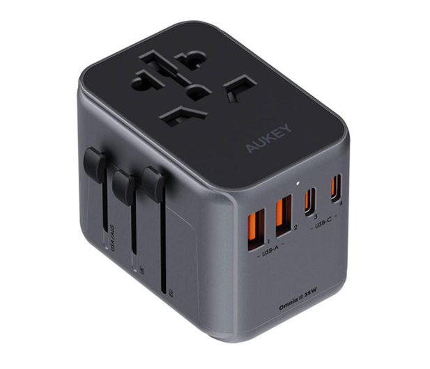 Aukey Ładowarka turystyczna Travel Mate GaN 35W USB - 1471899 - zdjęcie 2
